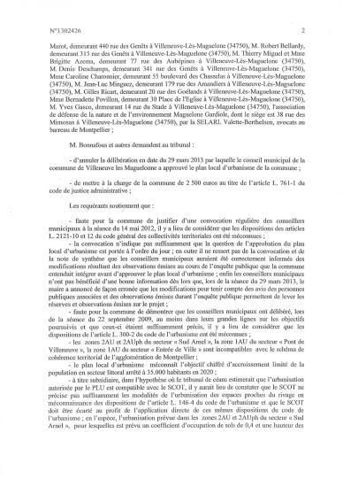 Jugement du tribunal bonnafous contre commune 3